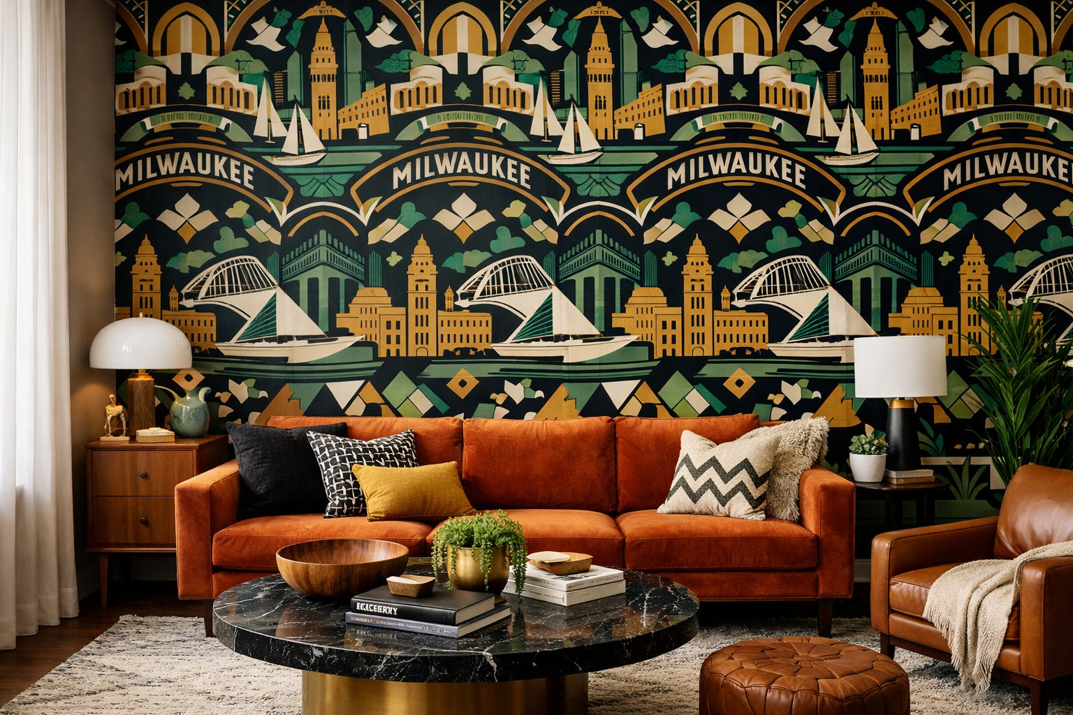 DWF Milwaukee Accent Wall Installation Milwaukee